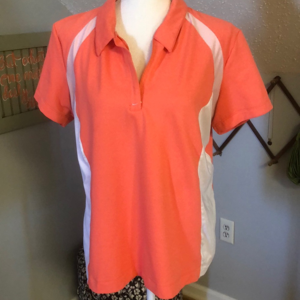 Nike Dri Fit zip Polo
